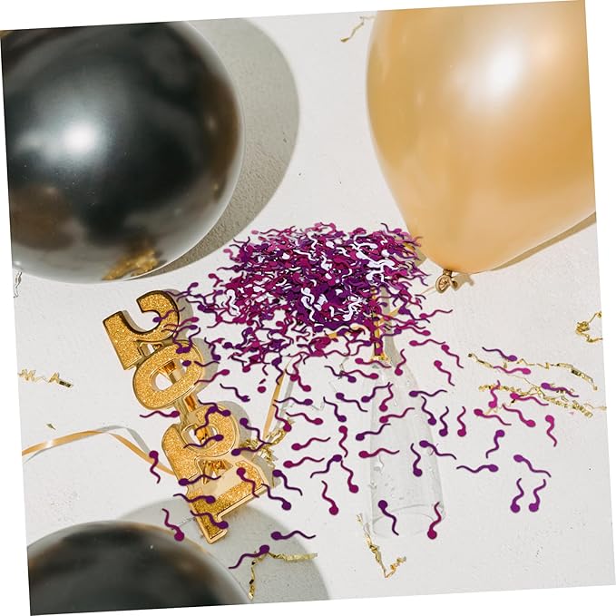 jojofuny 1set Glittering Confetti Decoration of Colorful Party Ornament for Weddings Anniversaries and Themed Celebrations for Creating Lively Atmosphere