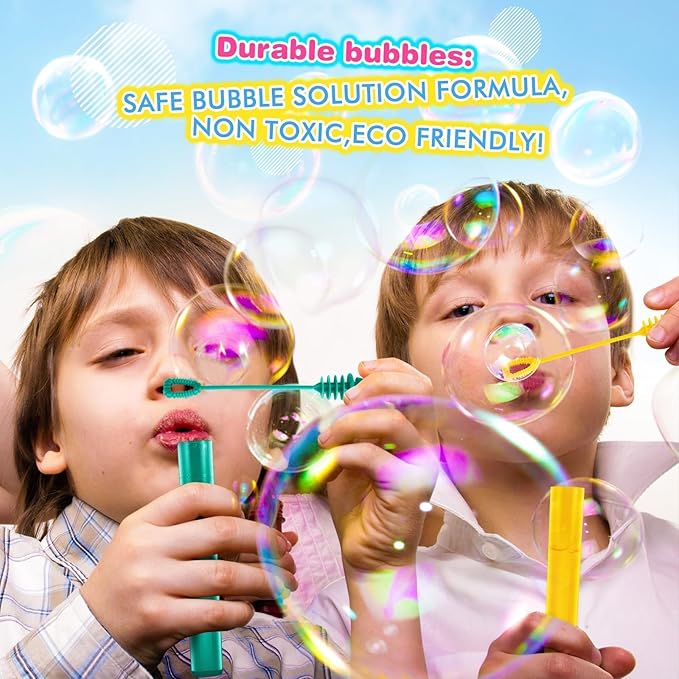 400 PCS Mini Bubble Wands,Bubble Party Favors Assortment Toys for Kids,Themed Birthday, Halloween, Goodie Bags, Carnival Prizes, Wedding, Bubble Maker Toys for Kids,Outdoor Gifts for Girls & Boys