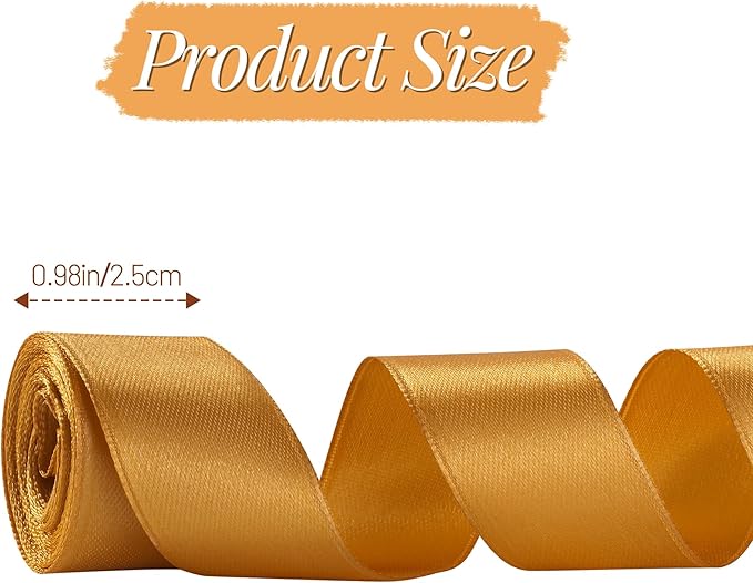 LIUYAXI Rainbow Satin Ribbon, 1 Inch x 20 Rolls Total 100 Yards, Colorful Ribbon Perfect for Gift Wrapping, Flower Bouquets, Hair Bows Making, Wedding Decor, Christmas