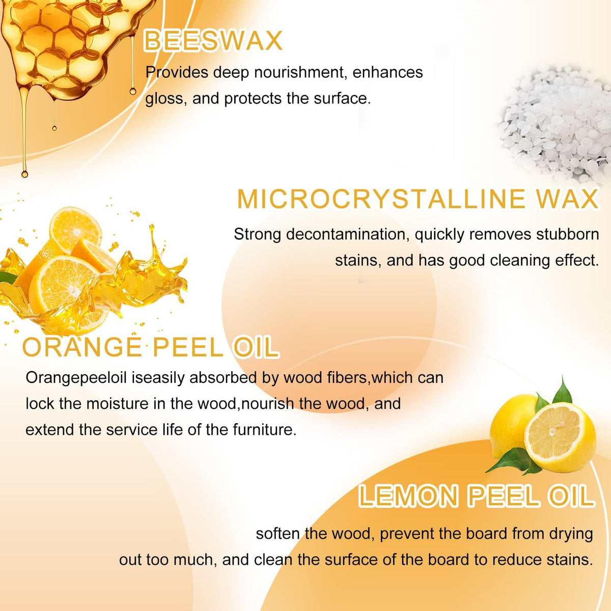 2PCS Natural Beeswax Care Spray & Restorer, The Original Beeswax Spray, Wood Seasoning Beewax For Furniture Floor, for Furniture, Floor, Tables, Cabinets