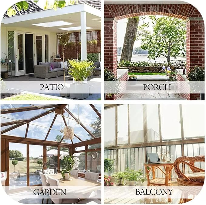 Forest Theme Outdoor Curtains for Patio Waterproof,Dawn Trees Jungle Pattern,Privacy Curtains for Porch Pergola Arbor Lanai Pool House Outside Deck,Set of 2 Panels,W54 x L108,Green