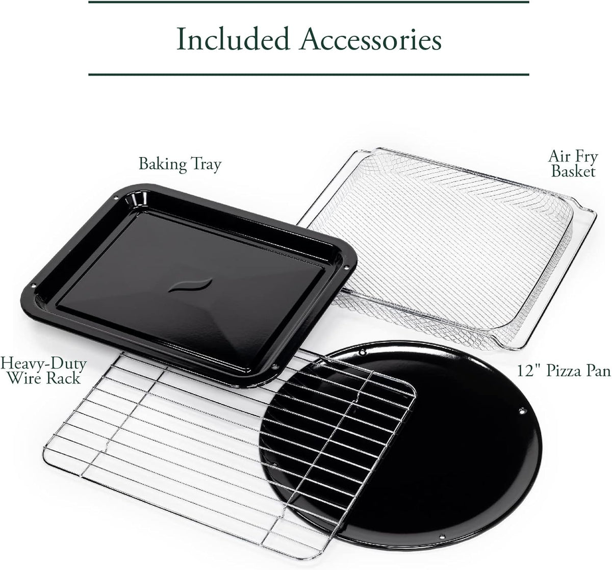 Café Couture Oven with 14 essential cooking modes, including Air Fry, CrispFinish, Bake, Broil, Roast, Toast, Pizza, WiFi & Smart Connected, Voice Control, Countertop Small Appliances, Steel Silver