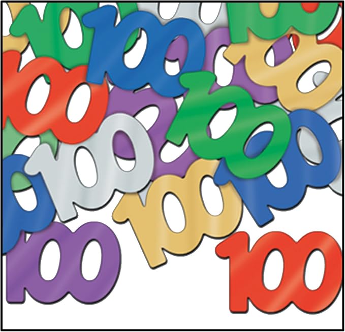 Fanci-Fetti 100 Silhouettes (multi-color) Party Accessory (1 count) (.5 Oz/Pkg)