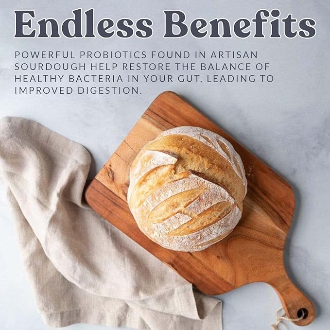 Cultures for Health Whole Wheat Sourdough Starter, Dehydrated Heirloom Culture for DIY Artisan Bread, Perfect for Muffins, Pancakes