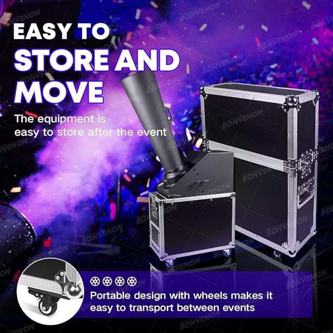 CO2 Big Confetti Blaster DMX Control CO2 Gas Cannon Professional Confetti Launcher Confetti Machine