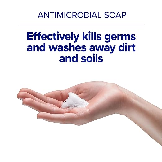 PURELL Foam Handwash 2% CHG Antimicrobial Foam, Fragrance Free, 1200 mL Foam Hand Soap Refill for PURELL CS8 Automatic Soap Dispenser (Pack of 2) – 7881-02 - Manufactured by GOJO, Inc.