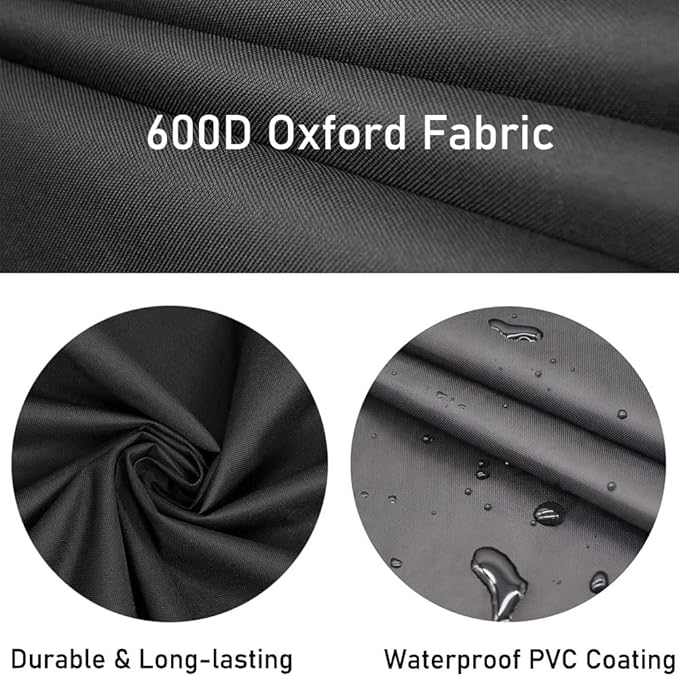 ZJYWSCH Pizza Oven Cover for Ooni Karu 12 12G Multi-Fuel Pizza Oven 600D Heavy Duty Portable Gas Wood Pizza Oven Cover Karu 2 12G Outdoor Waterproof