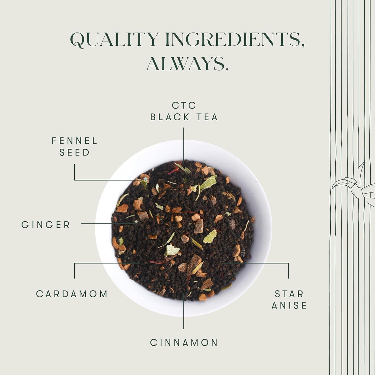Luxmi Estates Kolkata Masala Chai, 100 gm, Signature India Collection, Assam CTC Tea, Black tea collection, Organic Strong tea, Antioxidants