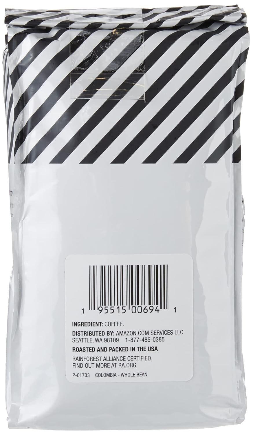 Fresh Colombia Whole Bean Coffee, Medium Roast, 12 Ounce (Pack of 3)
