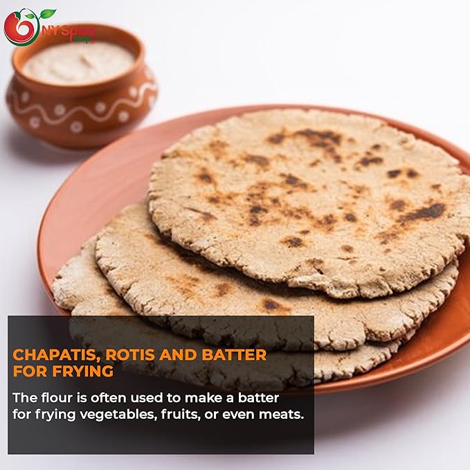 NY Spice Shop Singoda Flour - Water Chestnut Flour - Caltrop Flour - Singoda Ka Atta - Singhara Ata - All Natural Paniphal Flour