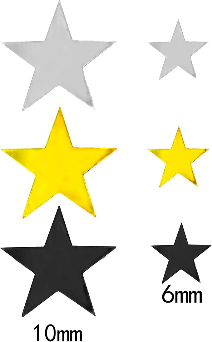 Black Gold Party Twinkle Stars Table Confetti - Glitter Sequins Confetti Bachelorette Wedding Bridal Shower Baby Shower Birthday Graduation Party Sprinkles Decorations, 60g