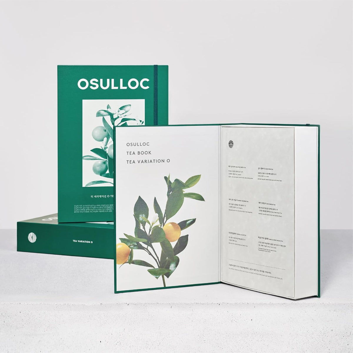 Osulloc TEA Variation "O" (36 Count, 6 Types x 6 ea), Elegant & Sophisticated designed Tea Gift Set, Perfect Tea Set for your Daily Tea-Lifestyle