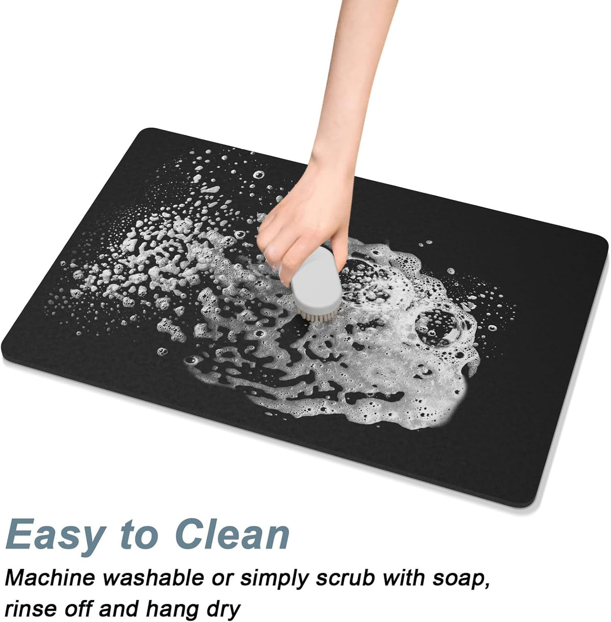 Rnivvi Coffee Mat, 12" x 19" Coffee Bar Mats for Espresso Machine Station Accessories and Organizer