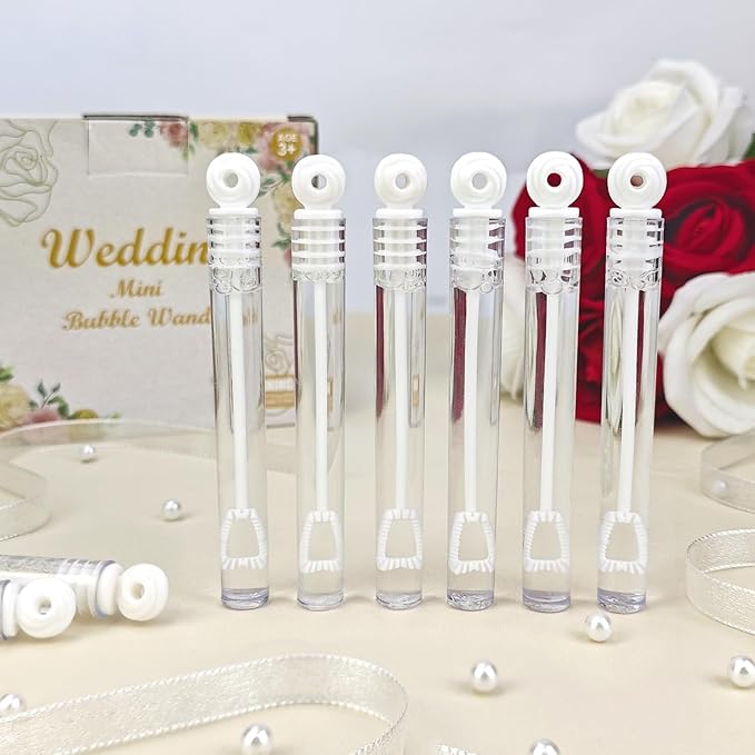 Bulk Wedding Party Favors for Guests 200 Count, Mini Bubble Toys Gifts for Kids & Adults, Wedding Send off Reception Supplies,Small Party Activities Games Stuff for Showers, Engagements, Anniversaries