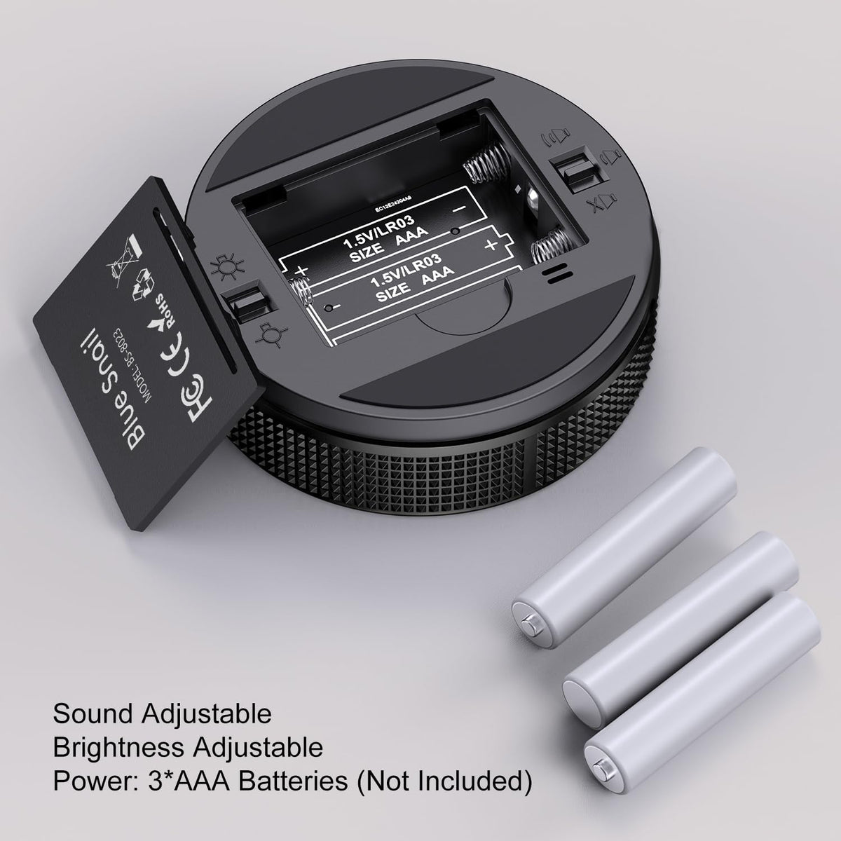 BlueSnail Kitchen Timer with LED Digital Display Smart Efficana for Home Classroom Gym Office, Volume and Brightness Adjustable Productivity Timer