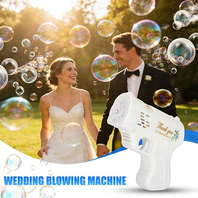 Wedding Bubbles Machine Party Set