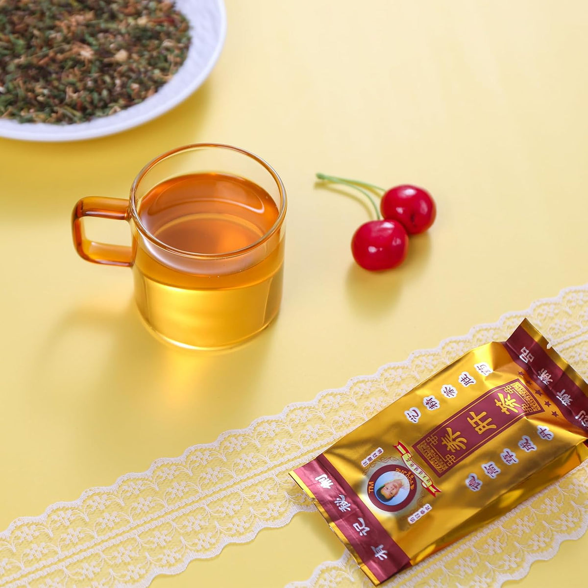 FullChea - Liver Detox Tea - 30 Teabags Herbalism Traditional Chinese Liver Cleanse Tea - Including Chrysanthemum, Jasmine, Mulberry Leaf