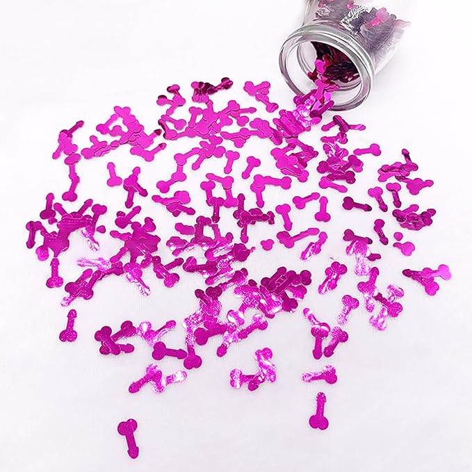 1 Pack Colorful Glitter BACHELORETTE Party Confetti Favor Sprinkle Table Decoration for Cannon Celebration Wedding Engagement Supplies Y8 Set Q12