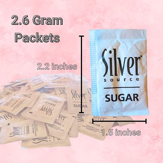 Sweetener Packets Variety Pack | 300 Assortment Count Combo Cane Sugar, Turbinado sugar, Aspartame, Zero-Calorie Sucralose, and Saccharin and Individually Wrapped Coffee Stirrers | 50 packets each – Packaged by CMC Products