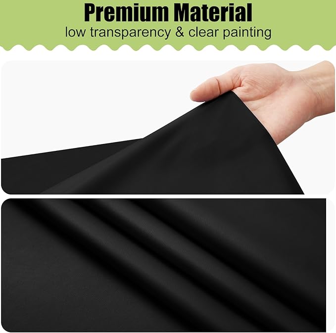 Smiry Disposable Table Cloth 12 Pack, 54 x 108 Inch Waterproof Plastic Tablecloth, Decorative Rectangle Table Covers for Party, Birthday, Picnic, Black