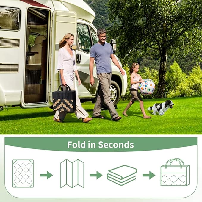Easy Clean Floral Outdoor Rug 5x7 Yellow Purple Machine Washable Area Rugs for Patio Balcony Camping Pool Garden Non Slip Waterproof Outside Carpet Vibrant Low Pile Porch Mat