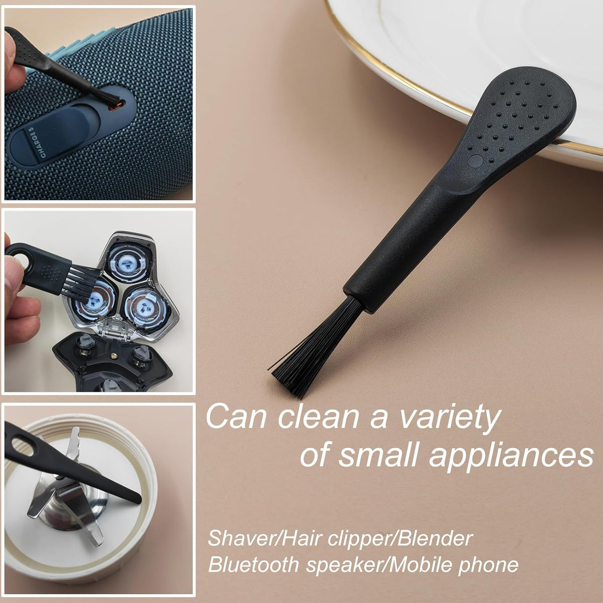 10pcs Cleaning Brush for Household Electric Appliance; Electric Razor Shaver Cleaning Brush; Multifunctional Cleaning kit for Blender, Coffee maker