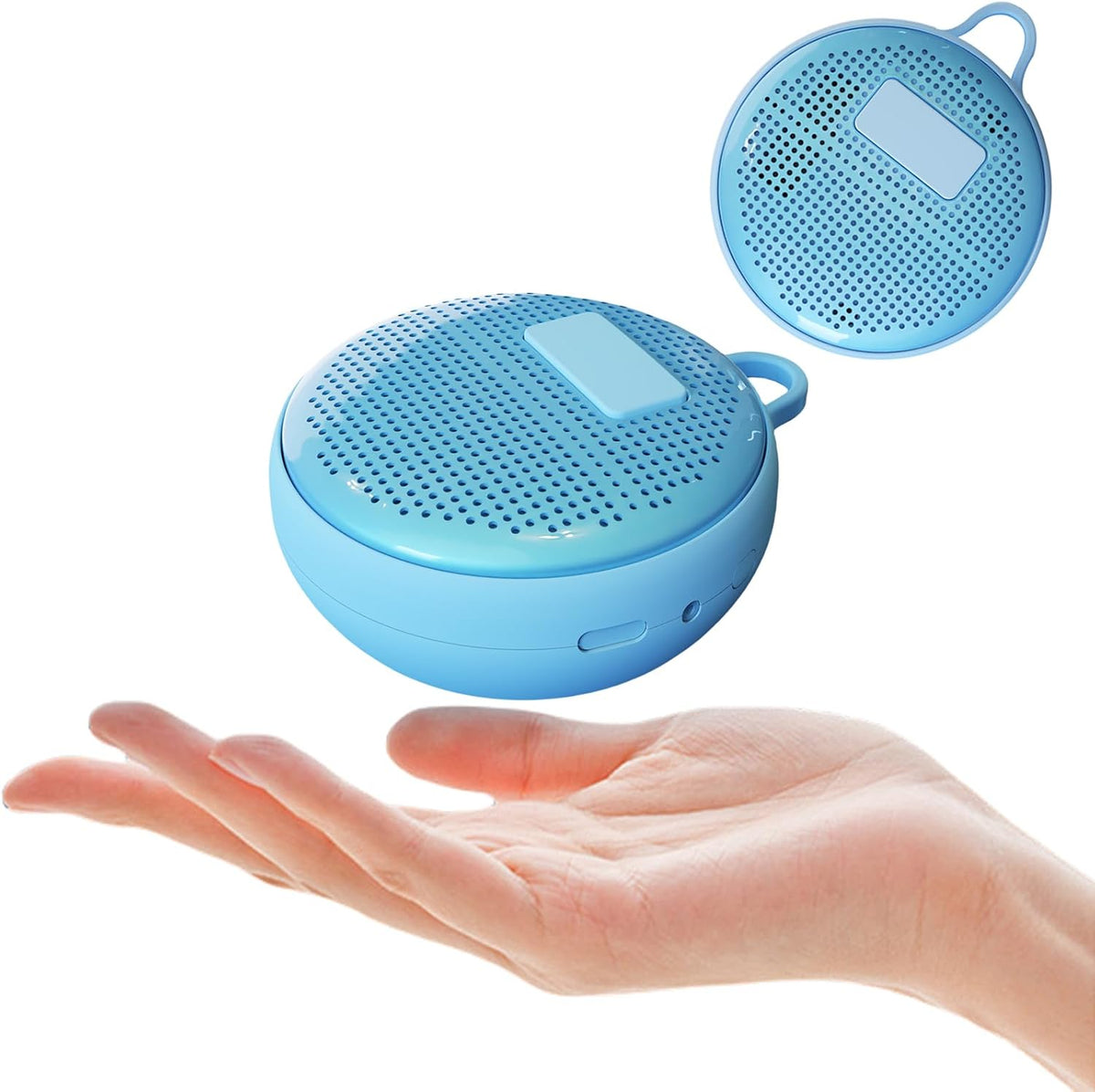 Refrigerator Deodorizer, Fridge Odor Absorber, Mini USB Rechargeable Ozone Odor Eliminator, Reusable for Fridge, Car, Closet, Wardrobe (Blue)