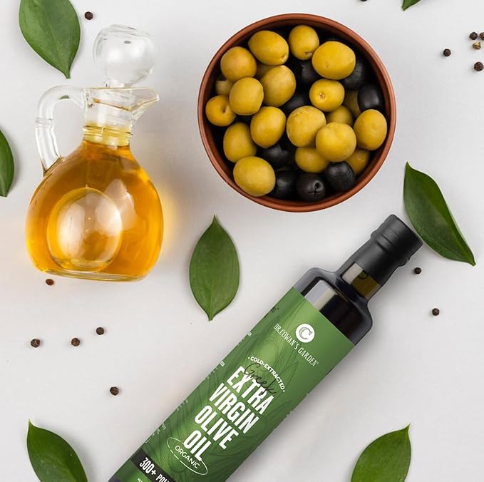 Dr. Cowan’s Garden 300+ Polyphenol Greek Extra Virgin Olive Oil - Single Estate Extra Virgin Olive Oil with Highest Polyphenols Sourced from