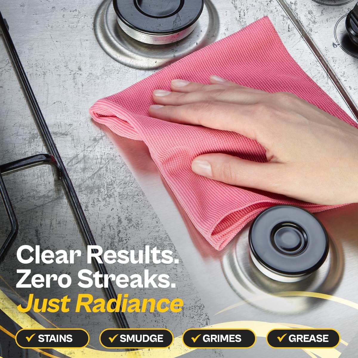 Flitz Stainless Steel & Chrome Clean - 16oz Bottle, USA-Made Stainless Steel Cleaner Spray for Appliances - Grill, Fridge, Sink Stain Remover - Also Works on Aluminum Surfaces (12 Pack)