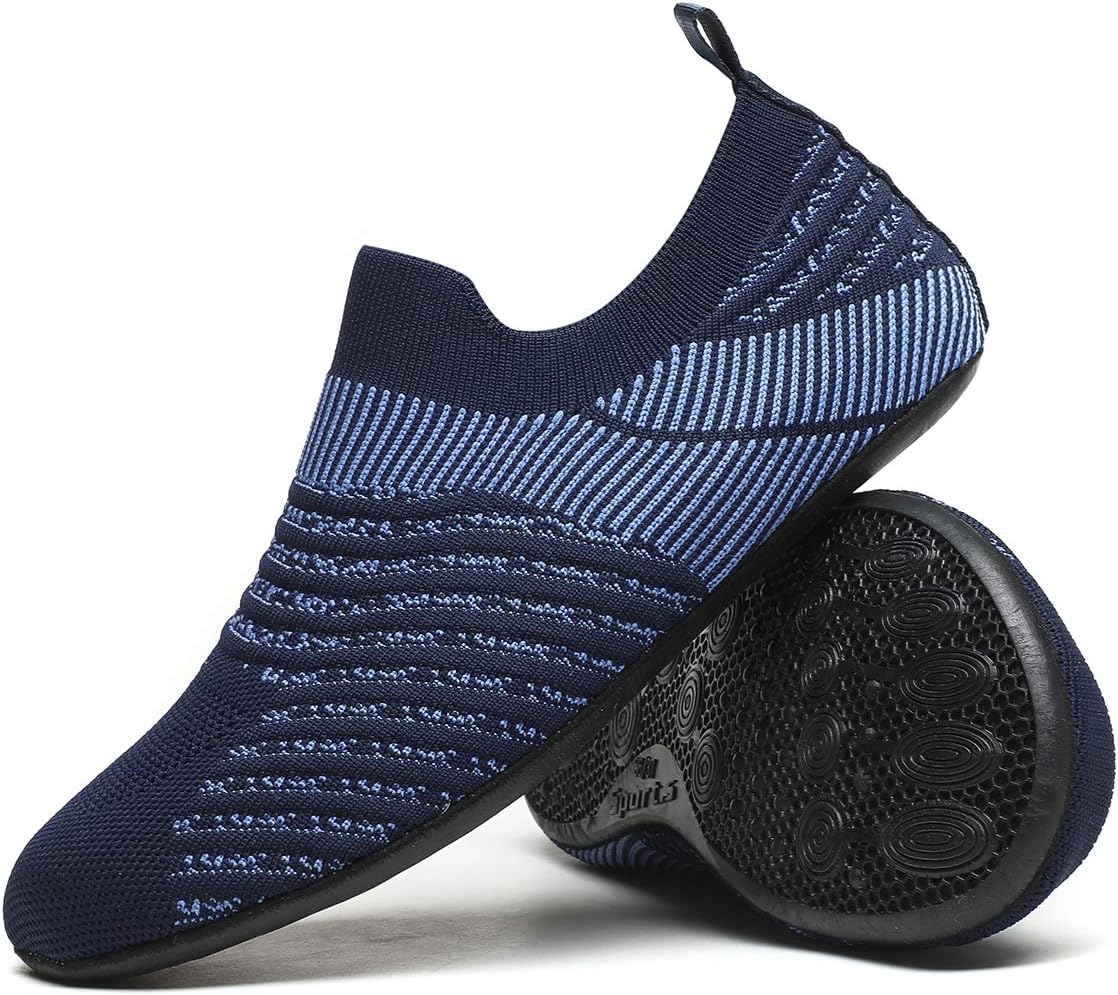 Adult Indoor House Slippers Socks Lightweight Non Slip Grip House Home Shoes for Women Men