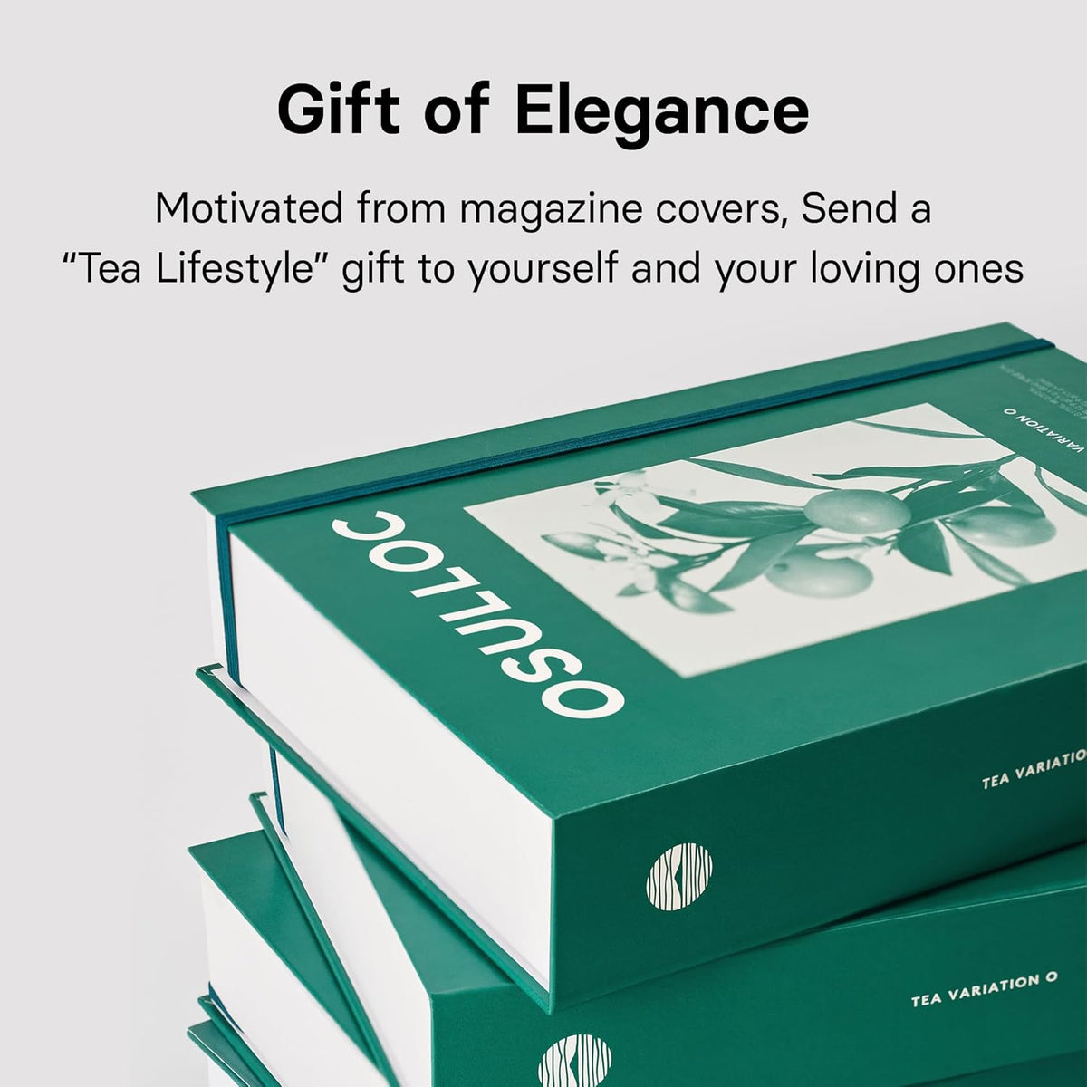 Osulloc TEA Variation "O" (36 Count, 6 Types x 6 ea), Elegant & Sophisticated designed Tea Gift Set, Perfect Tea Set for your Daily Tea-Lifestyle