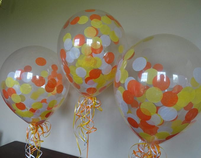Yellow Confetti 1inch Paper Circle Confetti Filled Balloons or Table Party Decoration 5000 pcs