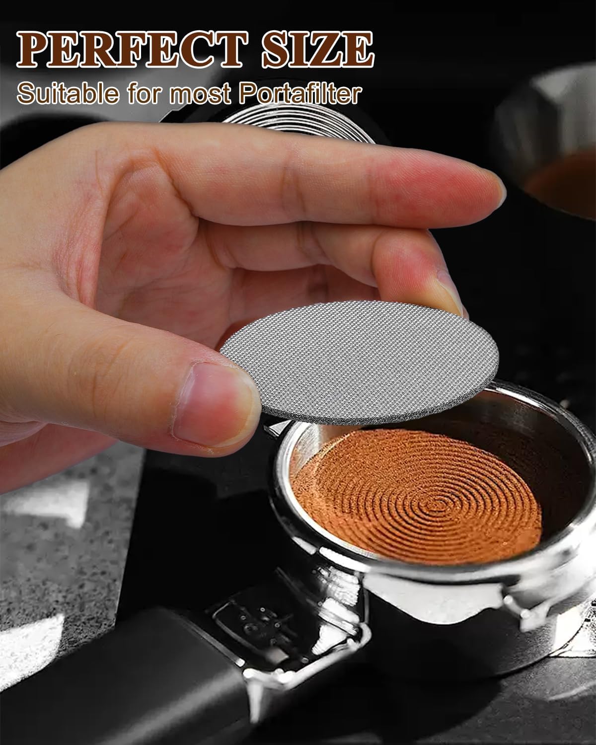 2+1 PACK 51mm Puck Screen &amp; Coffee Espresso Screen Holder