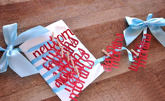 ITIsparkle 1" Inch Double Faced Satin Ribbon 50 Yards-Roll Set for Gift Wrapping Scrap Books Party Favor Hair Braids Baby Shower Decoration Floral Arrangement Craft Supplies, Light Blue Ribbon