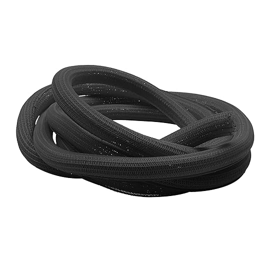 Electriduct 1" Hook Self Closing Sleeve Braid Wrap Around Sleeving Flame Retardant Flexible Mesh Cord Cover Cable Protector Wire Organizer - 1000 Feet - Black