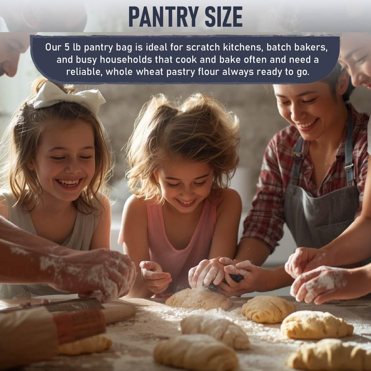 Great River Milling Organic Whole Wheat Pastry Flour, 5 lb | Organic Whole Wheat Pastry Flour for muffins, cookies, cakes, scones, biscuits, pancakes and pie crust; soft lower-gluten