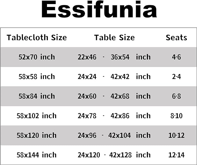 USA Gingham Patriotic Tablecloth Fabric - Rectangular 58x102 Inch Water Resistant Checked Table Cloth for Indoor/Outdoor Use - Table Cover for Kitchen, Picnics, Gardens, and Parties