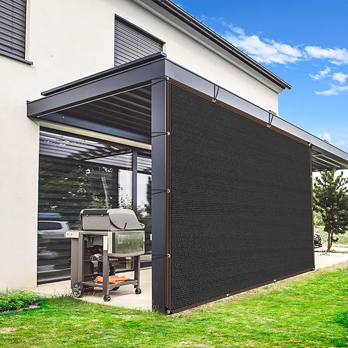 Shade Cloth for Plants Greenhouse, 80-90% Sunblock for Outdoor Garden Pergola Patio Lawn Sun Shade Cloths for Kennel Chicken Coop Easier to Hang Net Cover