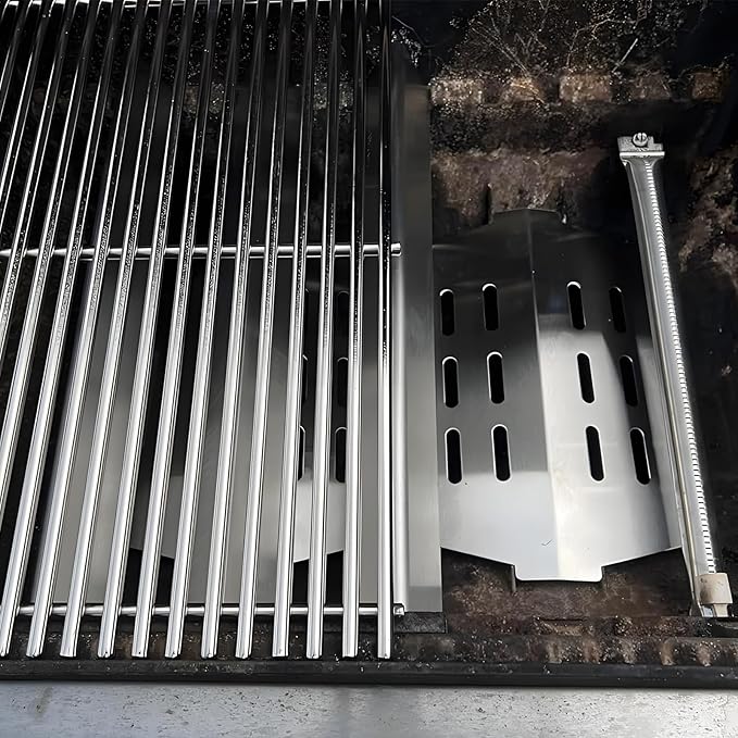 Genesis Grill Parts for Weber 300 Weber 310 Weber 330 Genesis E330 E310 S310 S330 EP330 S320 E320 Grill Parts, 17.5" Flavorizer Bars 7620 Genesis 7528 Grill Grates 7622 Heat Deflector Grill Accessory