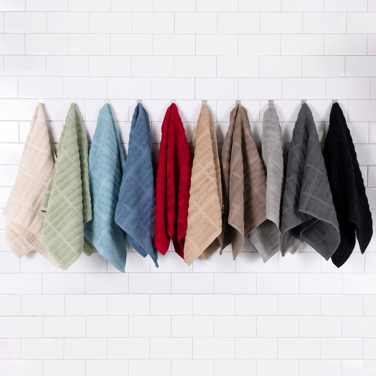 All-Clad Solid Kitchen Towel: Highly Absorbent, Super Soft Long Lasting - 100% Cotton, 17"x30" Tea Towel for Cleaning & Drying Dishes, Pans