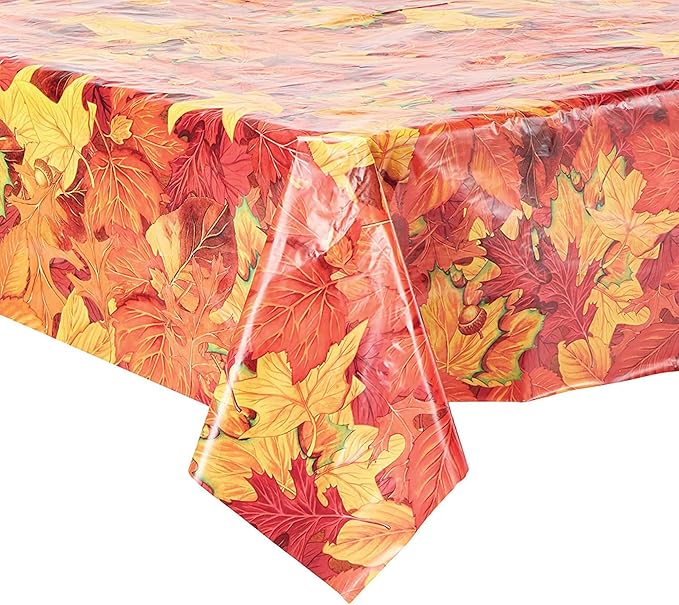 Beistle The Company - Fall Leaf Table CVR 54IN X 108 - Pack of 1