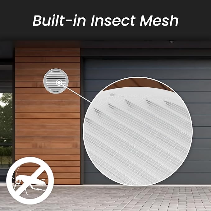 Repa Market 4 Inch (Opening Dimensions) Air Vent Covers/Brown Galvanized Steel Return Air Grille/AC Vent Cover/Wall or Ceiling HVAC Registers Grilles & Vents for DIY & Home Improvement