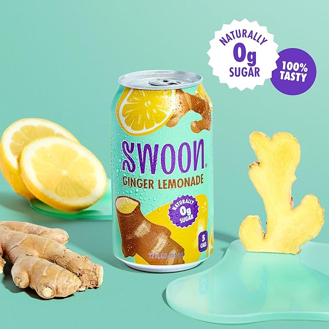 Swoon Ginger Lemonade - Sugar Free Lemonade, Low Carb, Keto & Paleo-Friendly, Gluten-Free