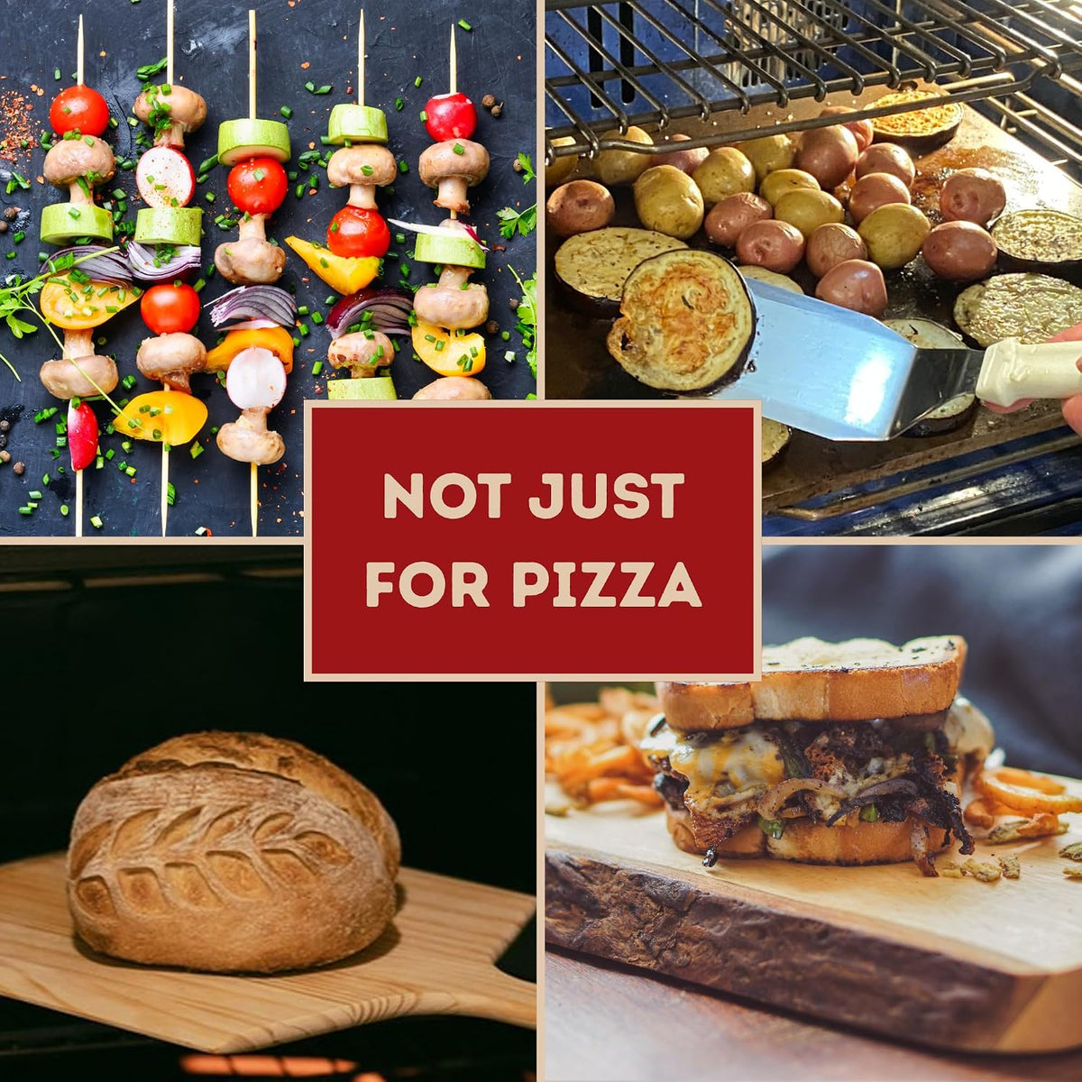 14" x 14" Pizza Steel - 3/8" Steel, 20 lbs | Multipurpose Cooking Steel for Pizzas, Sourdough, Grilling &amp; More - Made in the USA