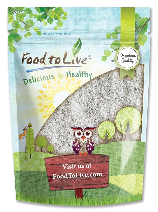Food to Live Rye Flour, 2 Pounds – Stone Ground from Whole Grain Rye Berries, Kosher, Vegan, Bulk, Great for Bread Baking, Product of the USA