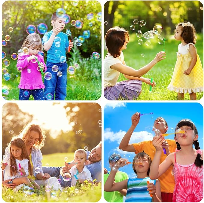 400 PCS Mini Bubble Wands,Bubble Party Favors Assortment Toys for Kids,Themed Birthday, Halloween, Goodie Bags, Carnival Prizes, Wedding, Bubble Maker Toys for Kids,Outdoor Gifts for Girls & Boys