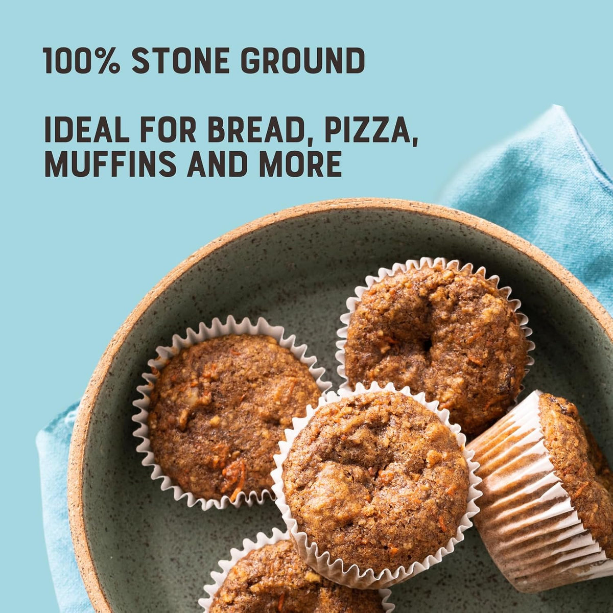Bob's Red Mill Whole Wheat Flour, 3lb (4 Pack)