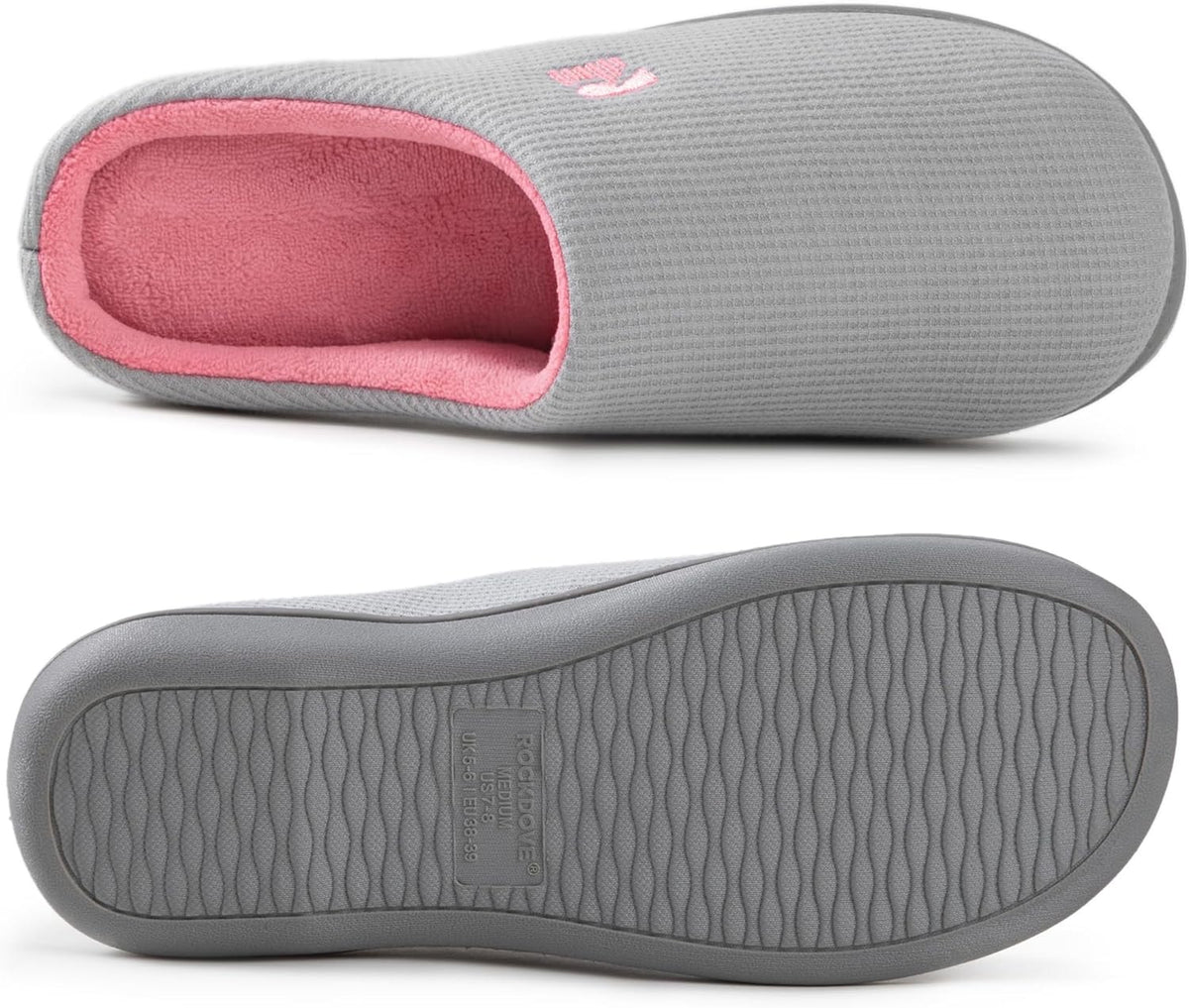 RockDove Women's Original Two-Tone Memory Foam Slipper