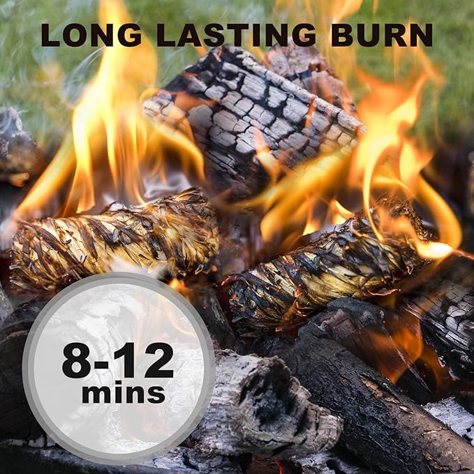 216 Pcs Fire Starter - Natural Fire Starters for Fireplace, Pellet Stove, BBQ, Pizza Oven, Fire Pit &Chimney, Fire Starters for Grill, Charcoal Starter