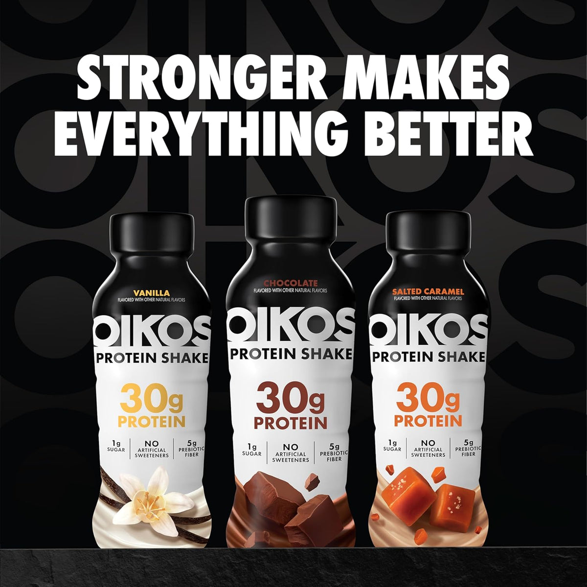 Oikos Protein Shake, Chocolate, 30g Protein, 12 fl oz, 12 Count
